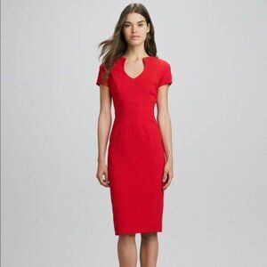 BLACK HALO Gypsy Rose Sheath Dress Red sz 4 S Women's